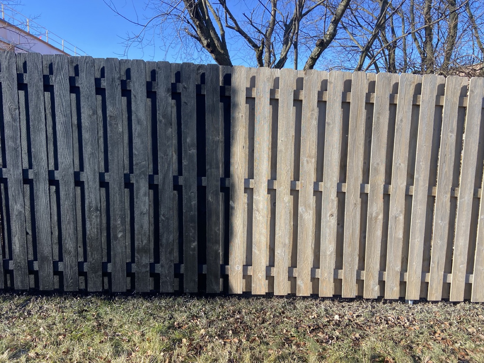 Deck and fence staining