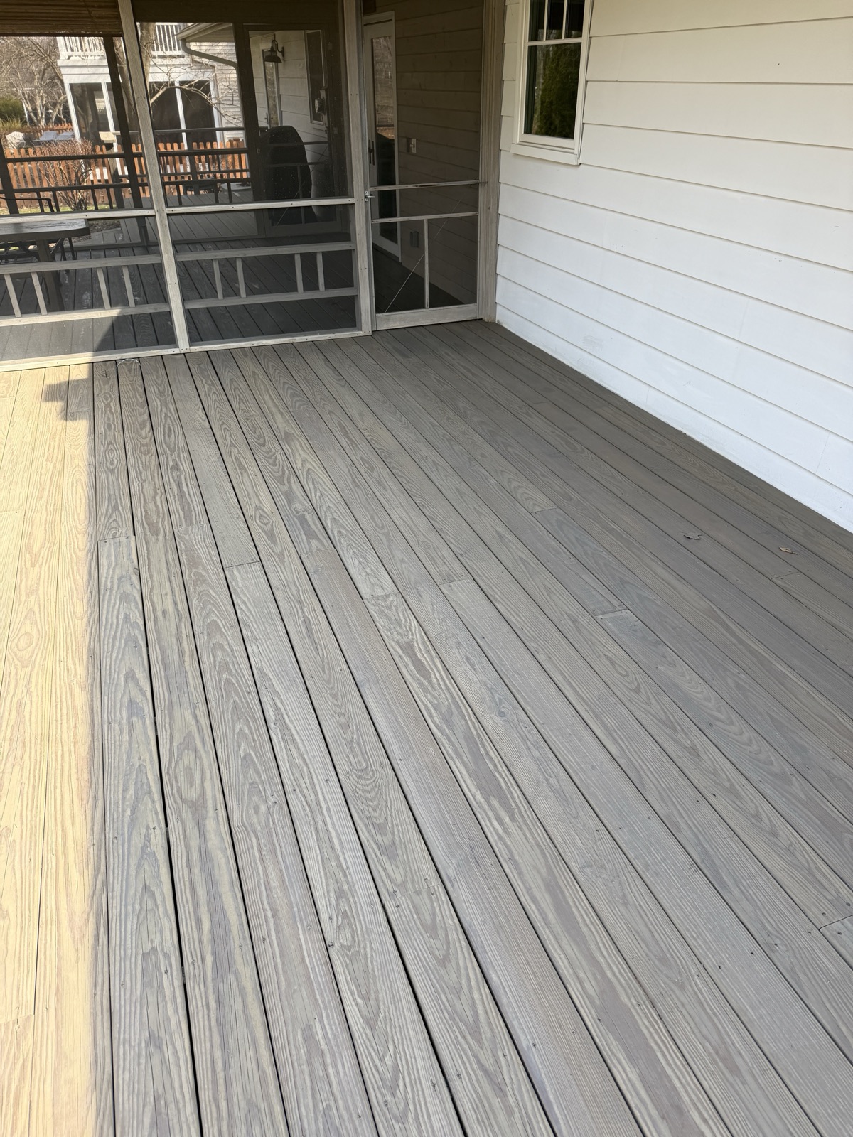 Stained deck Madison WI