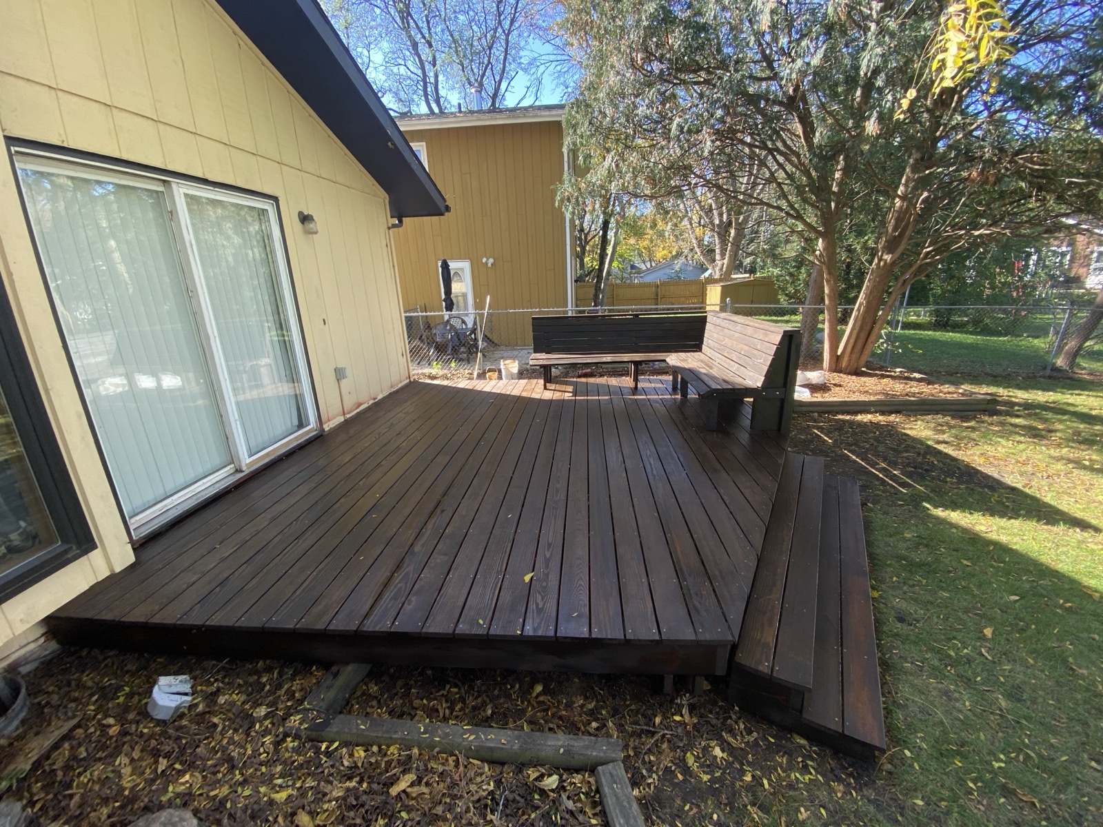 Walnut stain color example